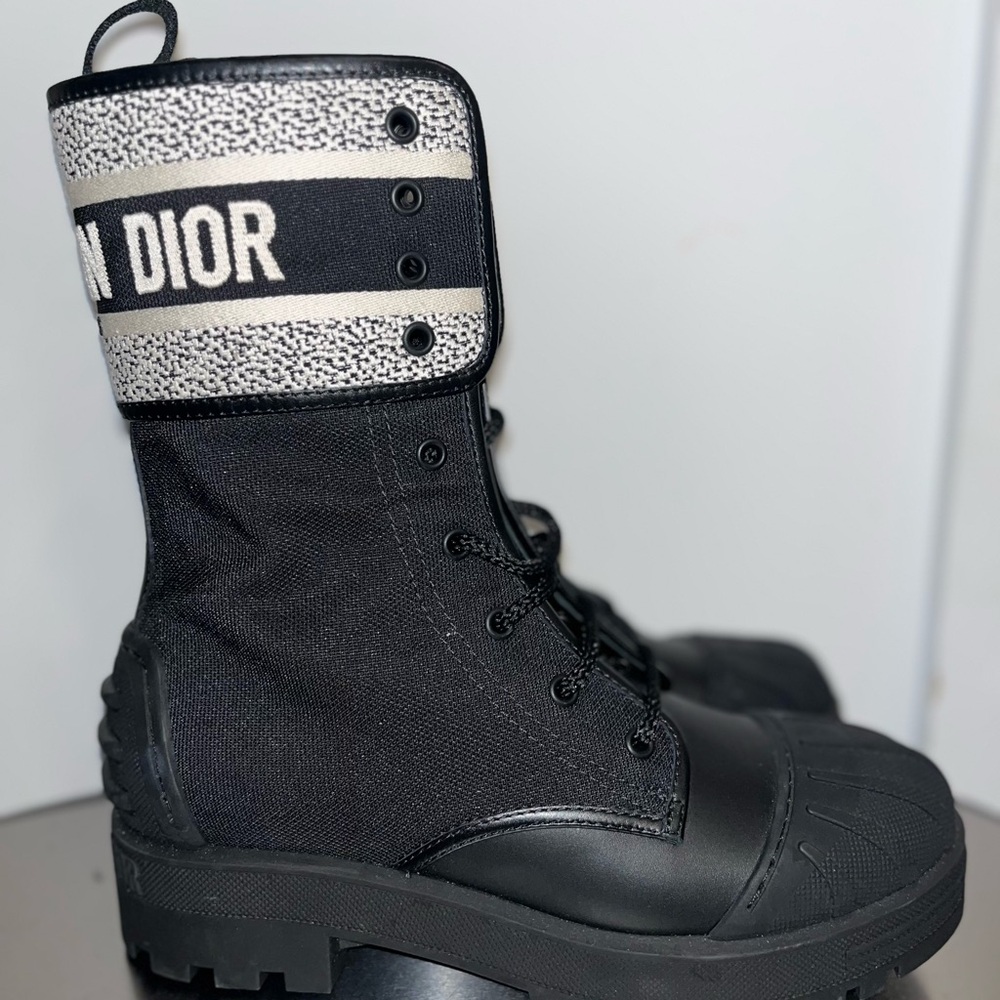 Dior Black D-Major Ankle Boot